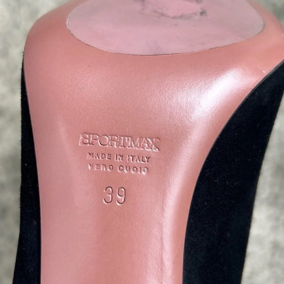 SportMax MaxMara Peep Toe  Heels, size 39 - Picture 8 of 12